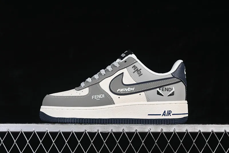 All categories Nk Air Force 1 Air Force series Nk Air Force 1 Low Air Force low top Nike Air Force 1'07 Low joint creative beige gray black Air Force 1 low top casual sneakers DF0188-110
